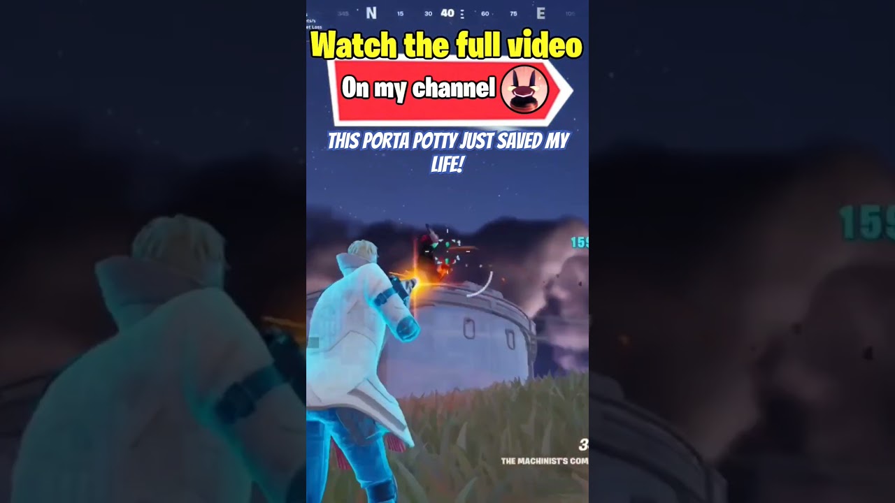 This Porta Potty Just Saved My Life In Fortnite #fortnite #fortnitechapter5 #fortniteclips