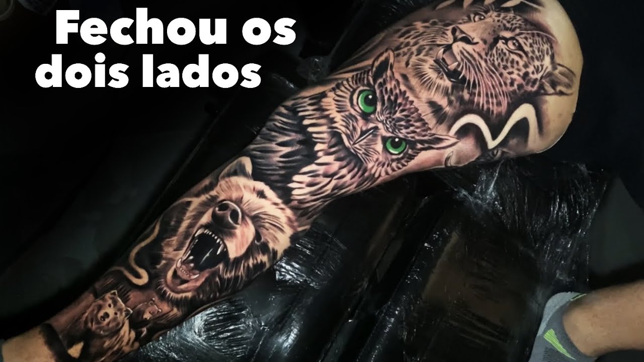 EP. 10 - Ele fechou os dois lados da perna 😱 Ficou top demais essa Tattoo