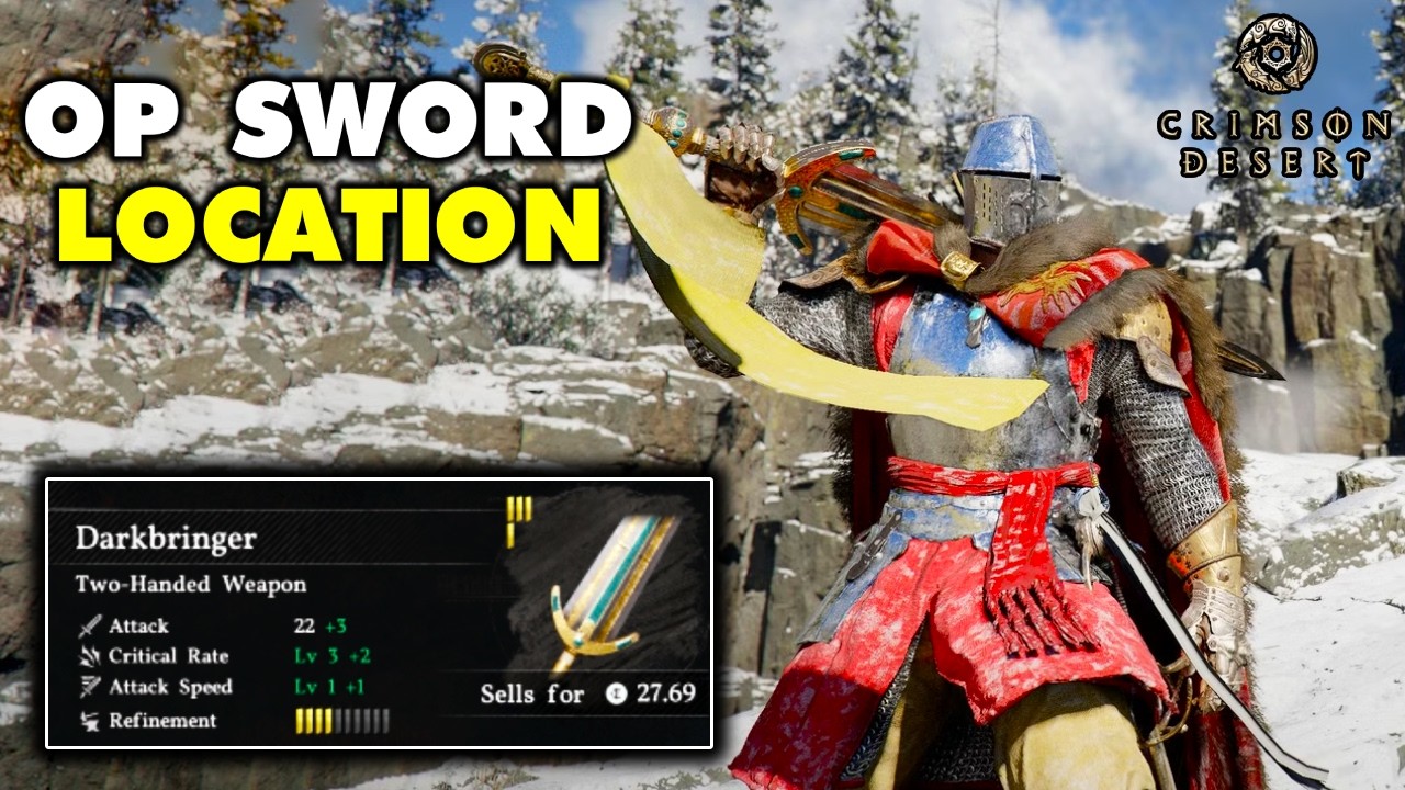 Crimson Desert: How To Get Legendary Sword Darkbringer | Darkbringer Location