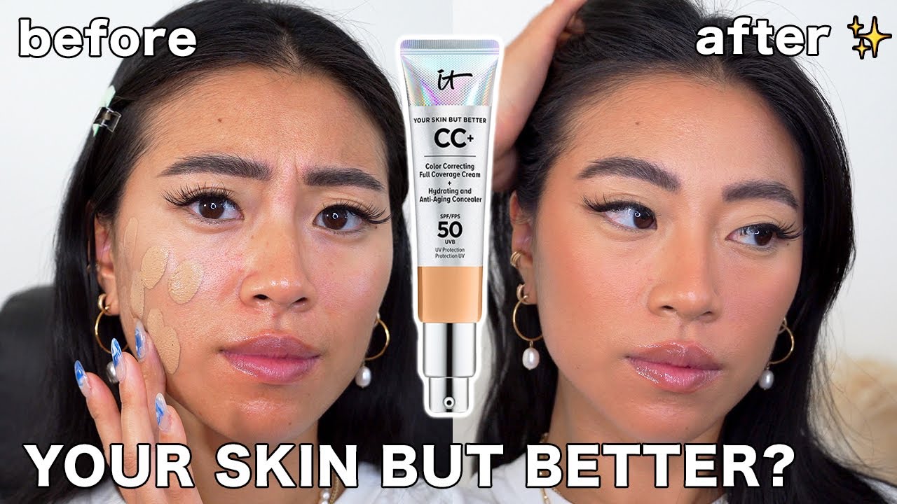 Is It Worth The Hype? It Cosmetics CC+ Cream Review + Oily Skin Wear Test!