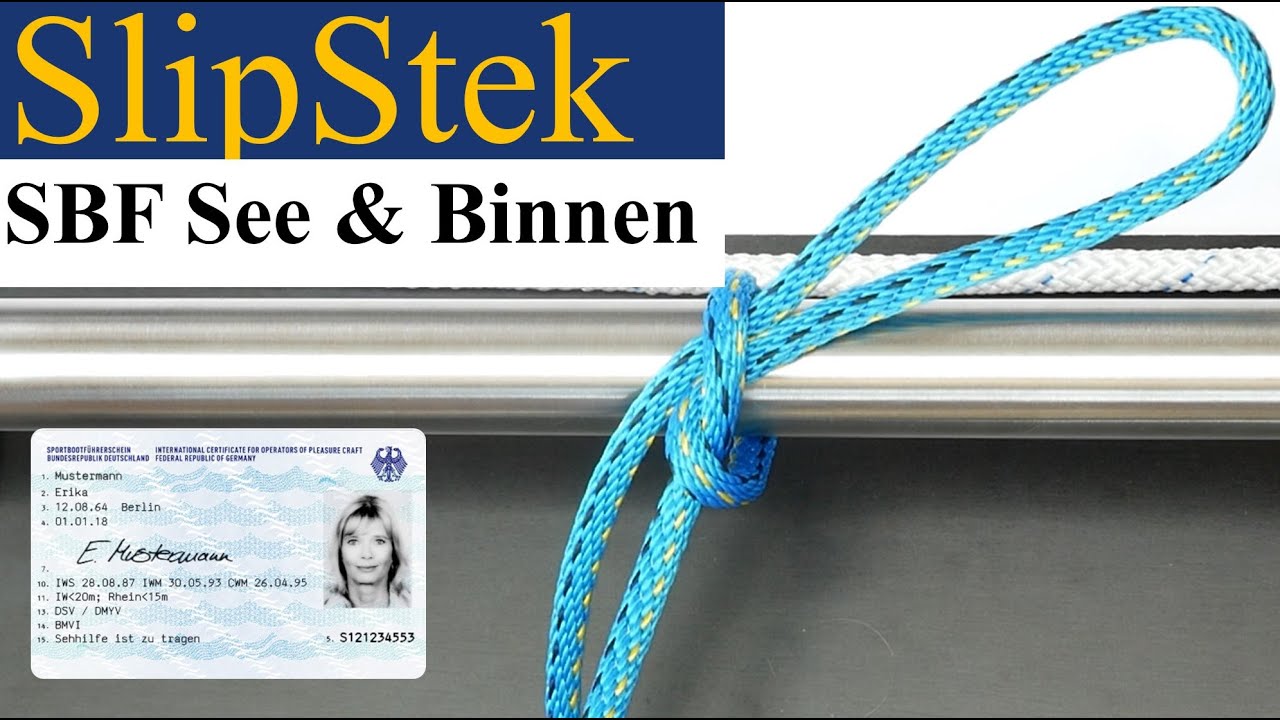 Slipstek SBF See & Binnen, Bootsführerschein Prüfung, SegelnAG