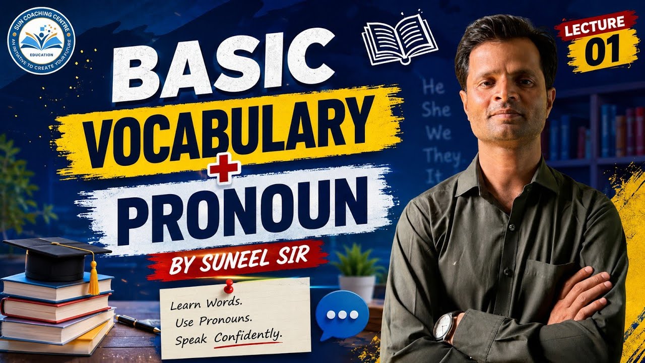 basic vocabulary pronoun by suneel sir