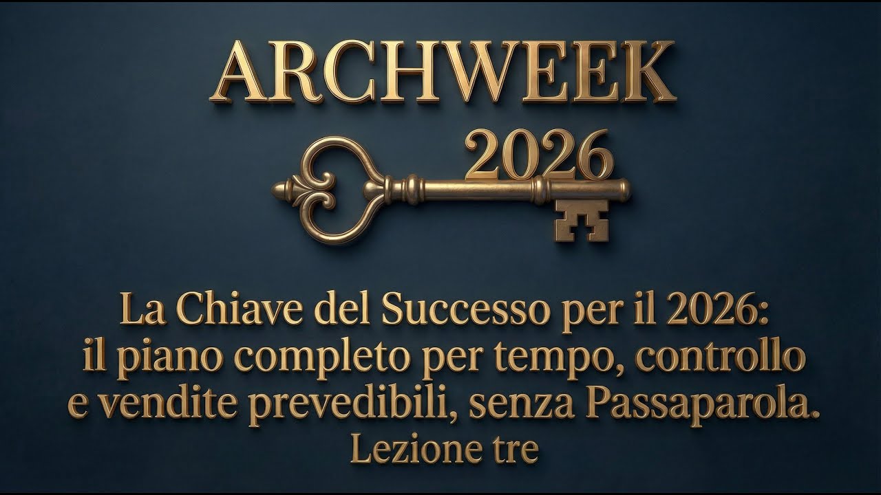Il Sistema Completo: Costruisci il tuo studio a prova di futuro