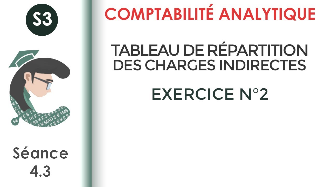 Tableau de répartition des charges indirectes :Exercice corrigé N°2 #La_Comptabilité_analytique