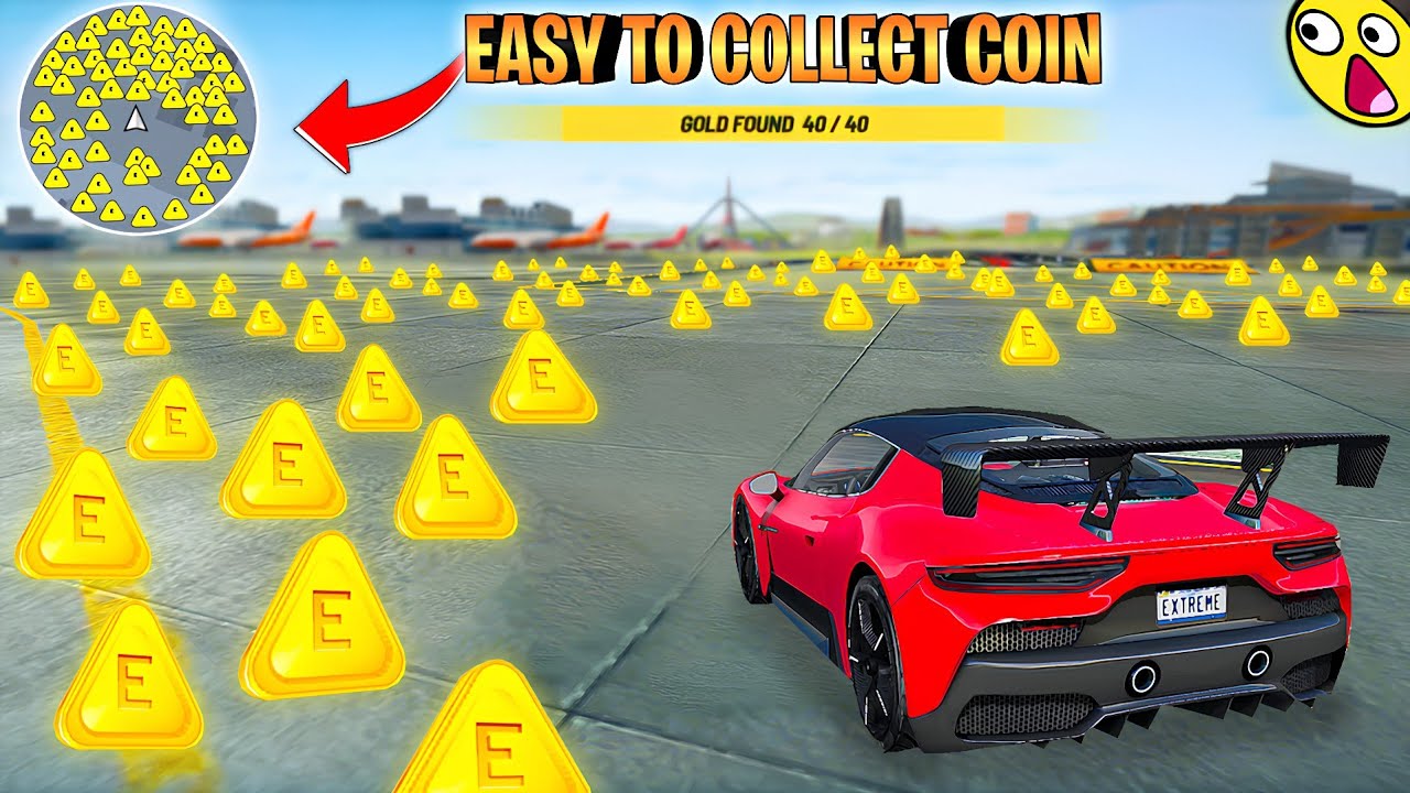 Easy To Collect Coin | Extreme Car Driving Simulator New Update 2025 | Car Game