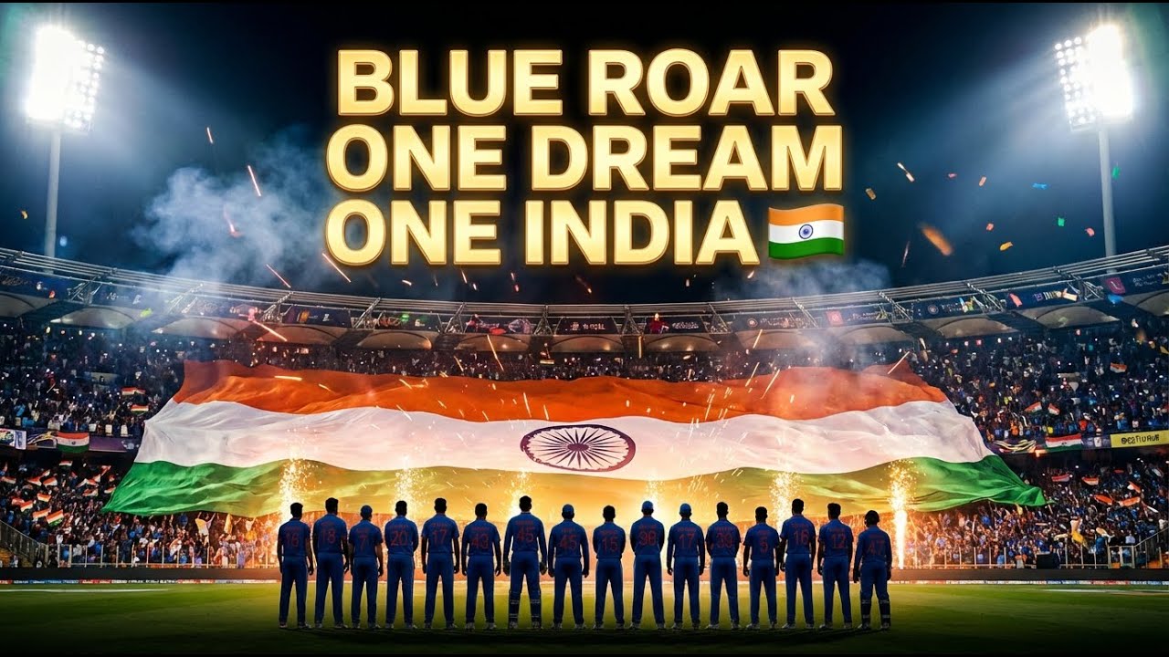 Blue Roar, One Dream 🇮🇳 | T20 World Cup Anthem for India | Team India Cricket Song 2026