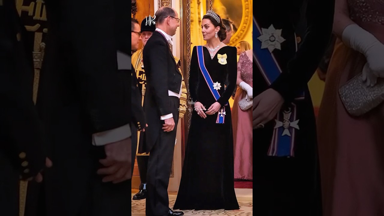 Catherine, Princess of Wales, Gorgeous in Black at 2019 Diplomatic Reception 🖤 #princesscatherine