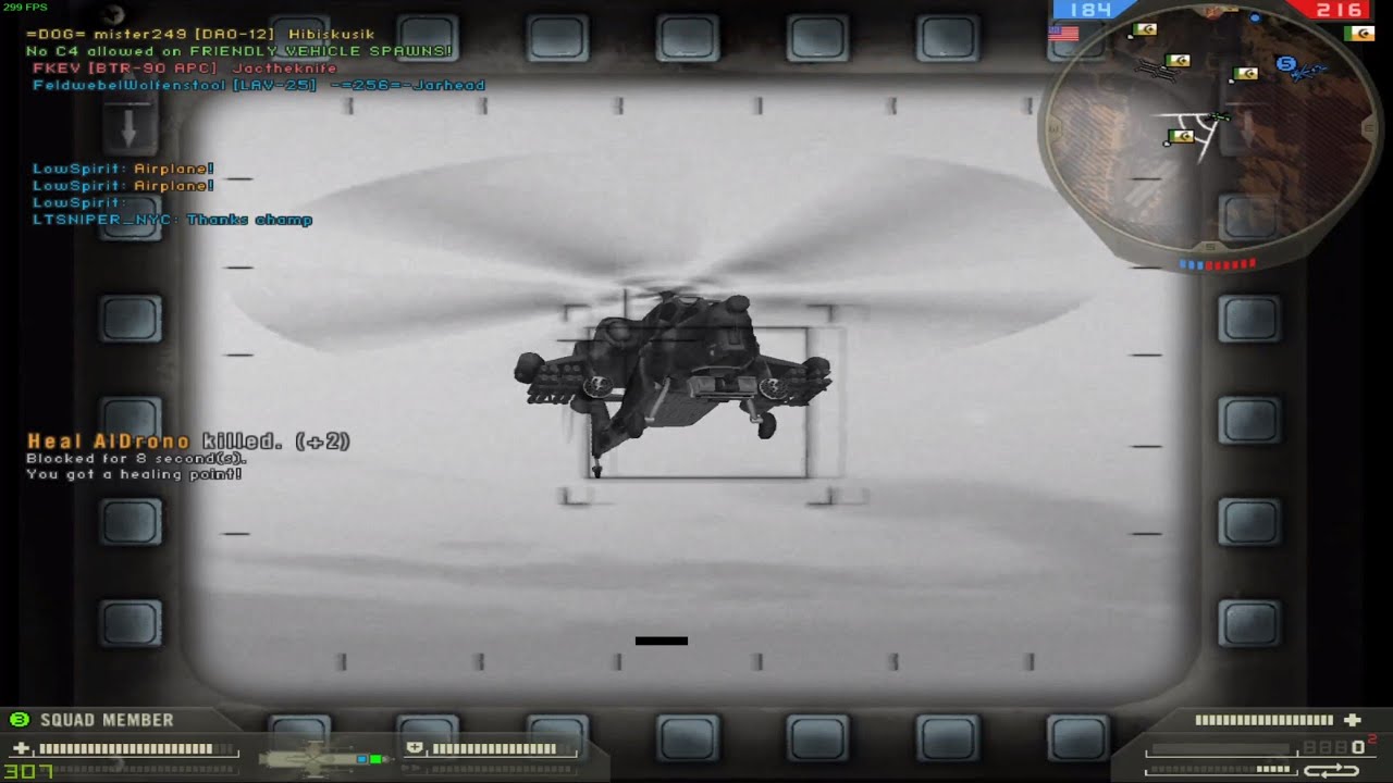 HELI GUNNING - Pure Battlefield 2 Helicopter Gunner Gameplay