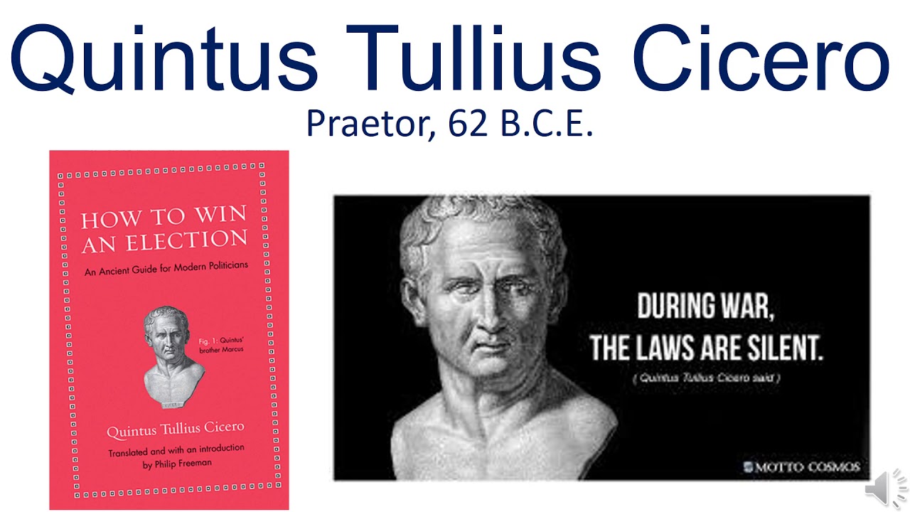 Quintus Tullius Cicero, Praetor 62 B.C.E.