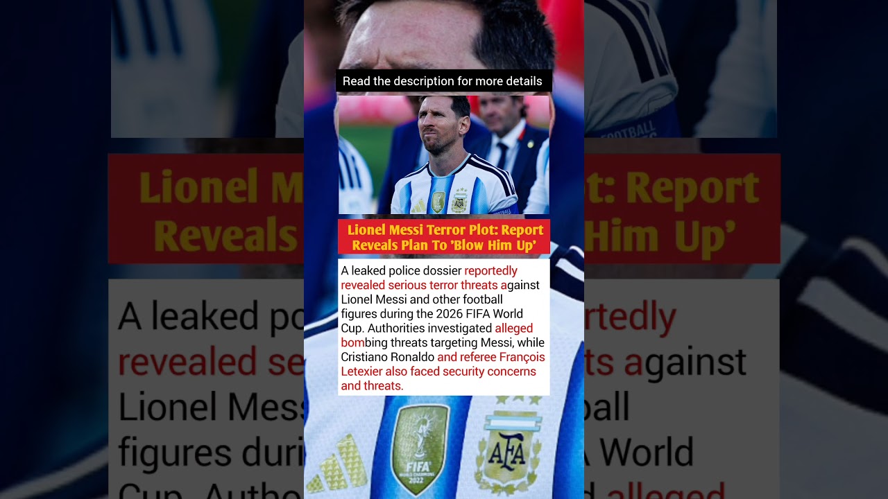 Messi Allegedly Targeted in Shocking World Cup Terror Threat 🚨