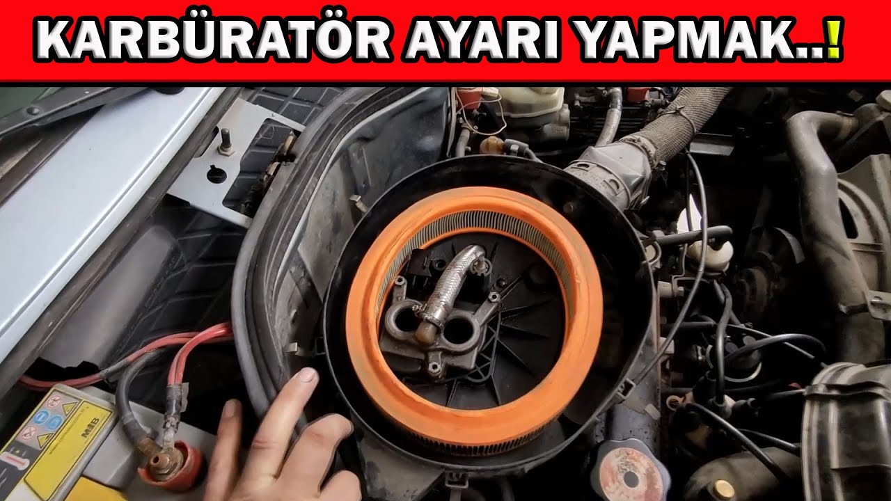 Karbüratör Ayarı Nasıl Yapılır? Karbüratör Rolanti Ayarı, Karbüratör H ve L Ayarı ile Hava Ayarı.