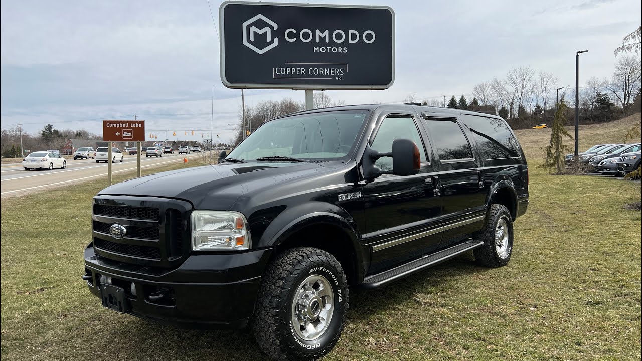 Этот Ford Excursion Limited V10 2005 года выпуска в ИДЕАЛЬНОМ СОСТОЯНИИ!