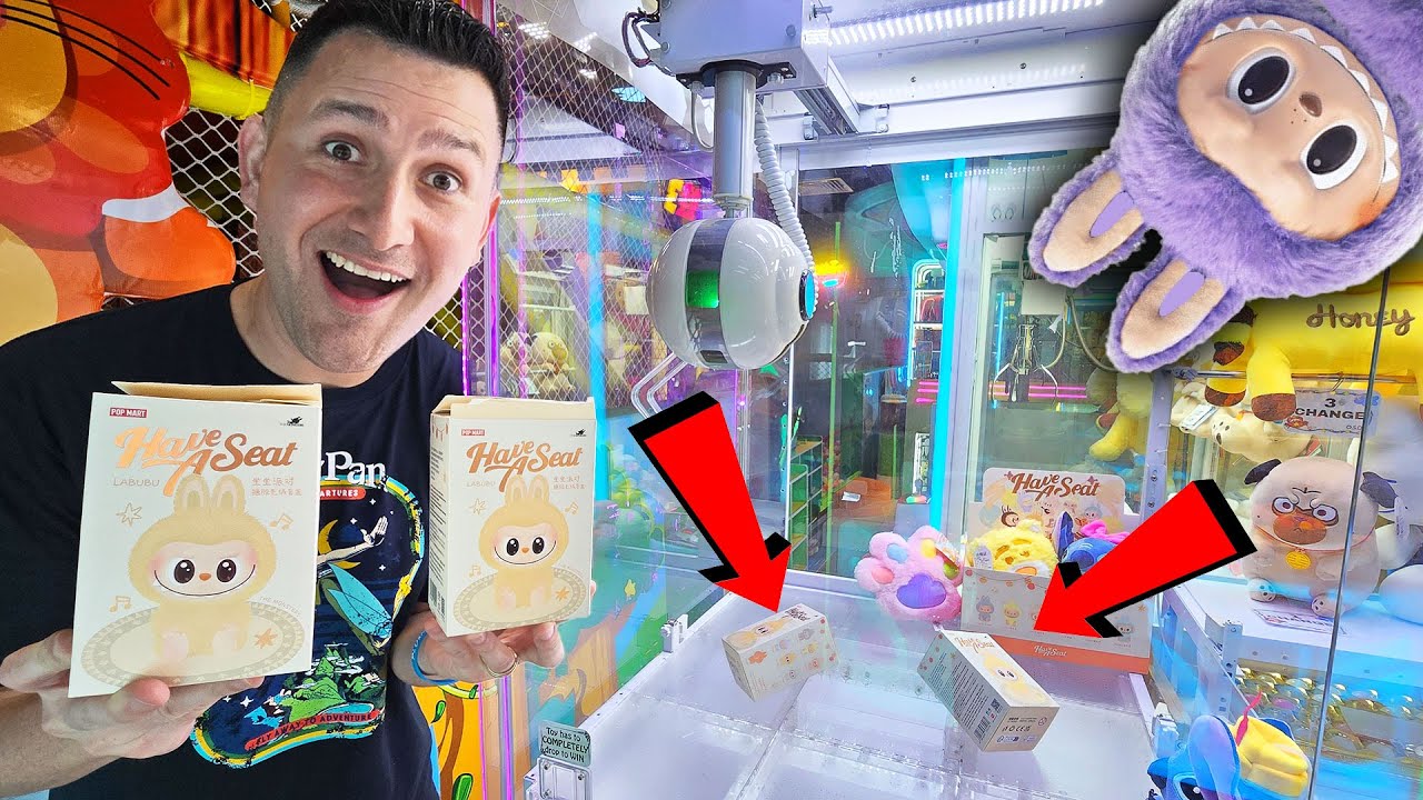 They NEVER Expected someone to Win Labubu so FAST from this Claw Machine!