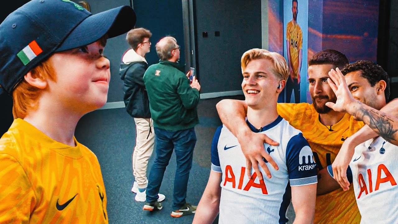 Spurs players prank fans on stadium tour!