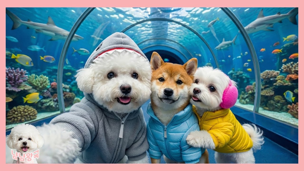 속보 아쿠아리움 상어 탈출