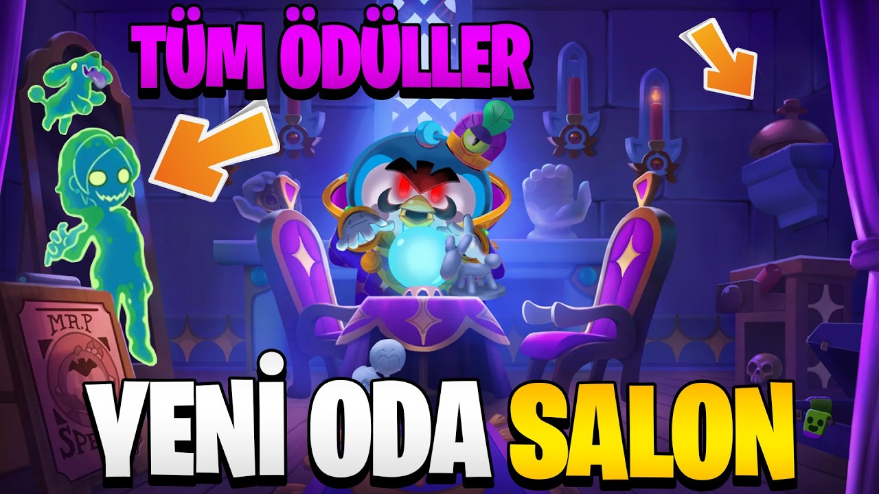 Find Gus Etkinliği Yeni Oda Salon: T&Uuml;M &Ouml;D&Uuml;LLER VE &Ccedil;&Ouml;Z&Uuml;MLER! Brawl Stars #findgus