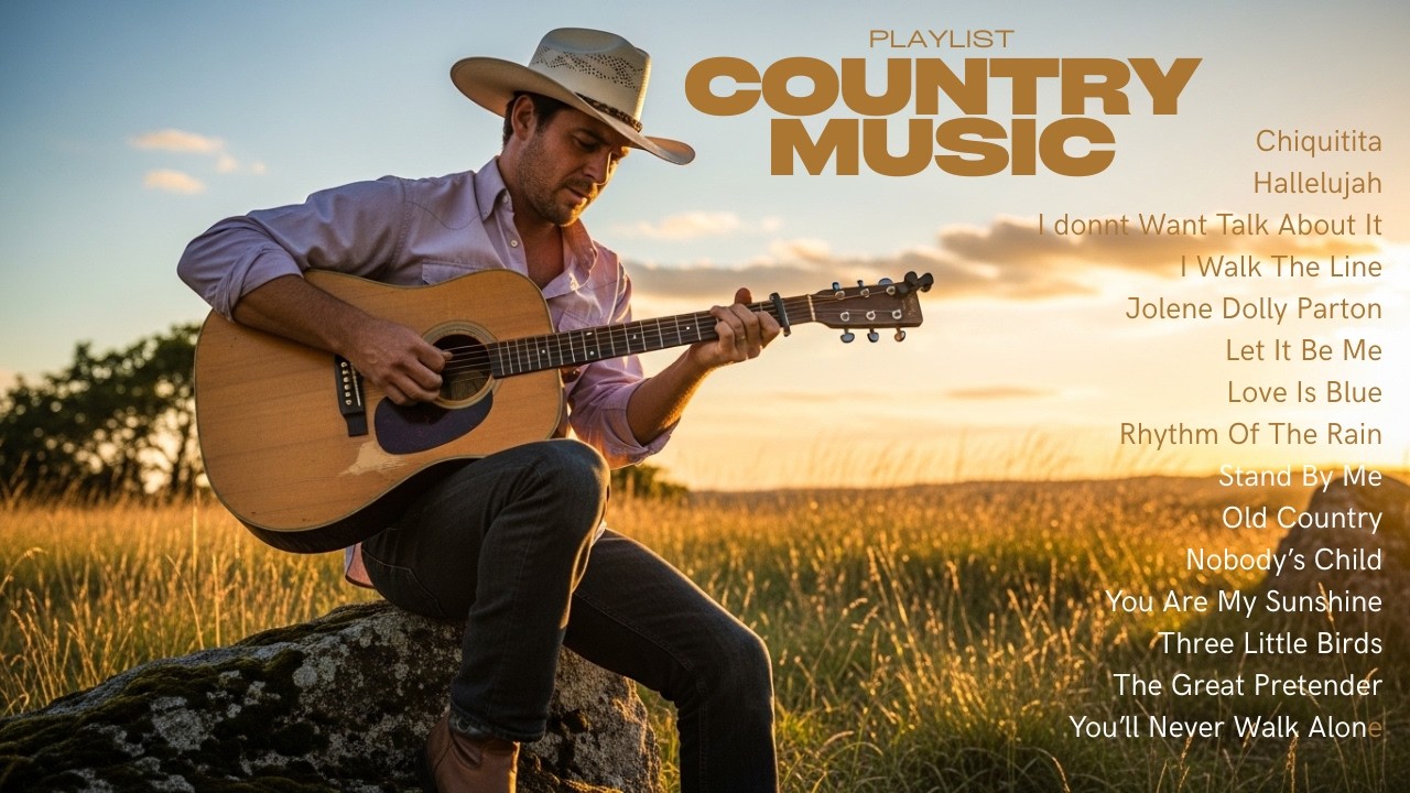 Country Roads at Dusk Relaxing Western Guitar Playlist