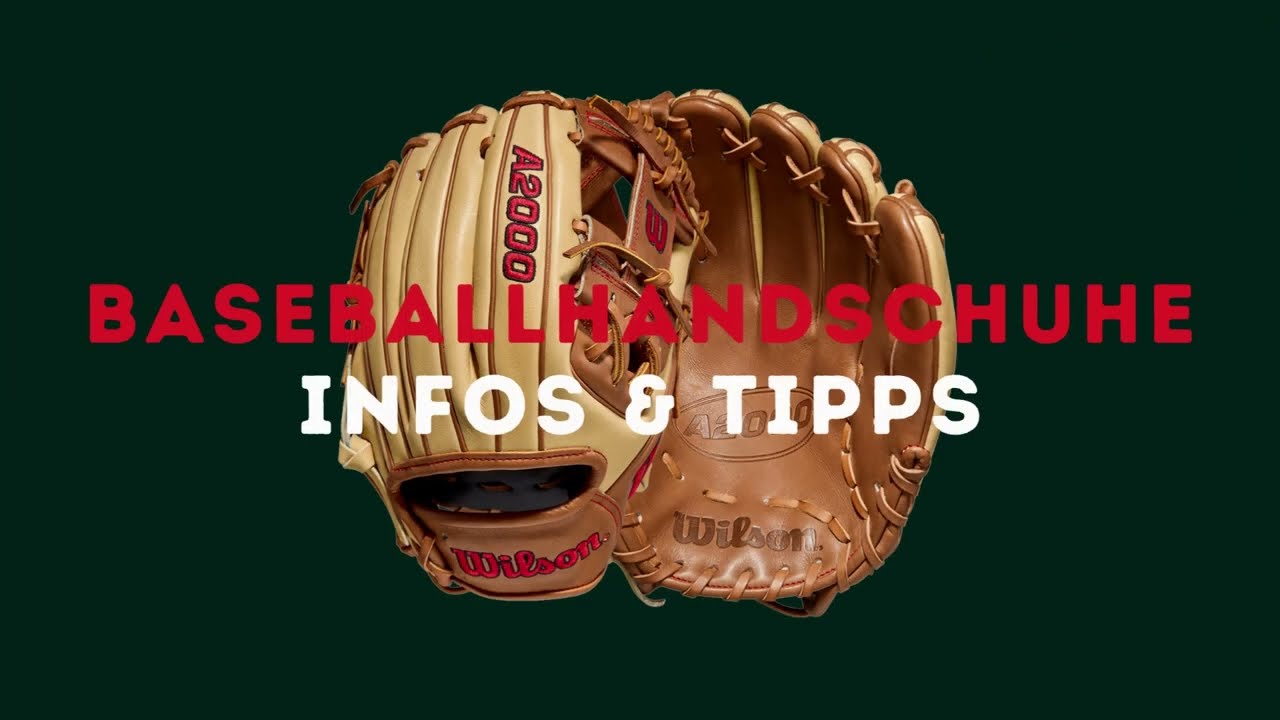 Den richtigen Baseballhandschuhe finden - Gr&ouml;&szlig;e, Passform Bauart. Baseballminister.de - Baseballshop
