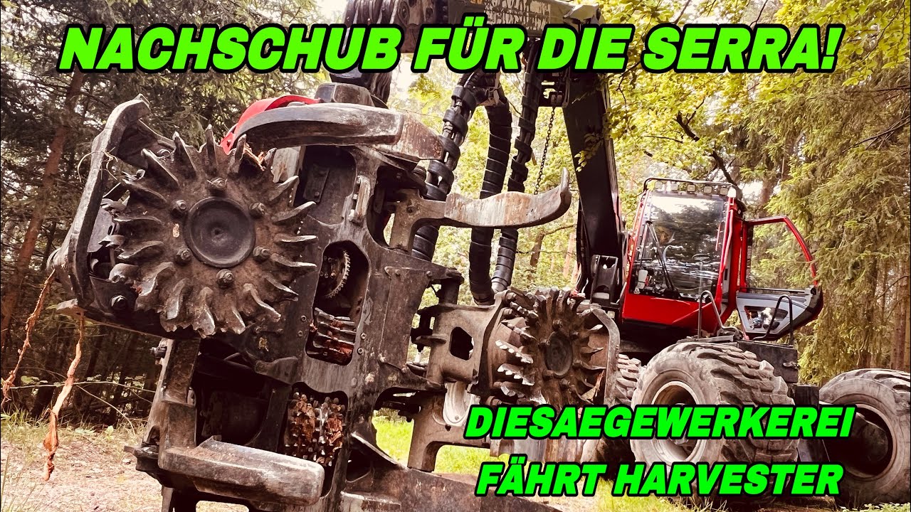 Unterwegs mit dem Komatsu Harvester!