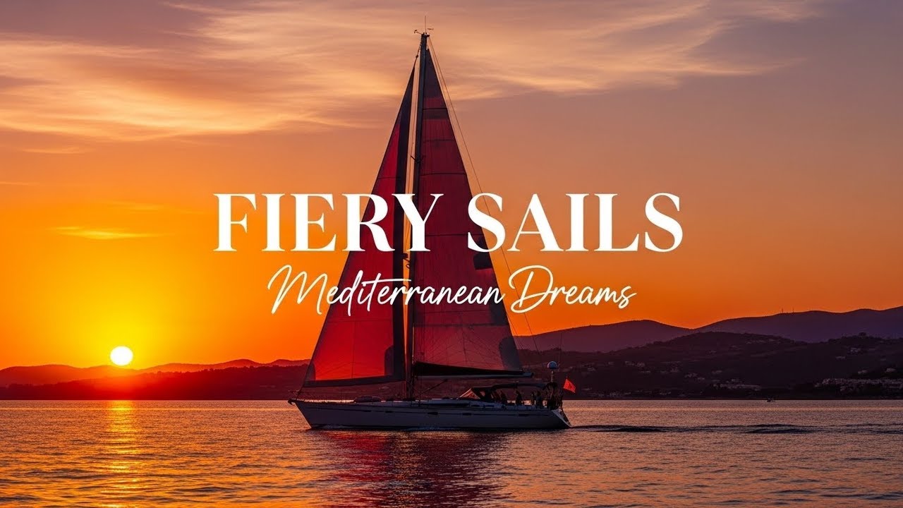🎶 Lake Como Vibes & Italian Music 🏡 Relaxing Mediterranean Sunset Views 🌅🌊
