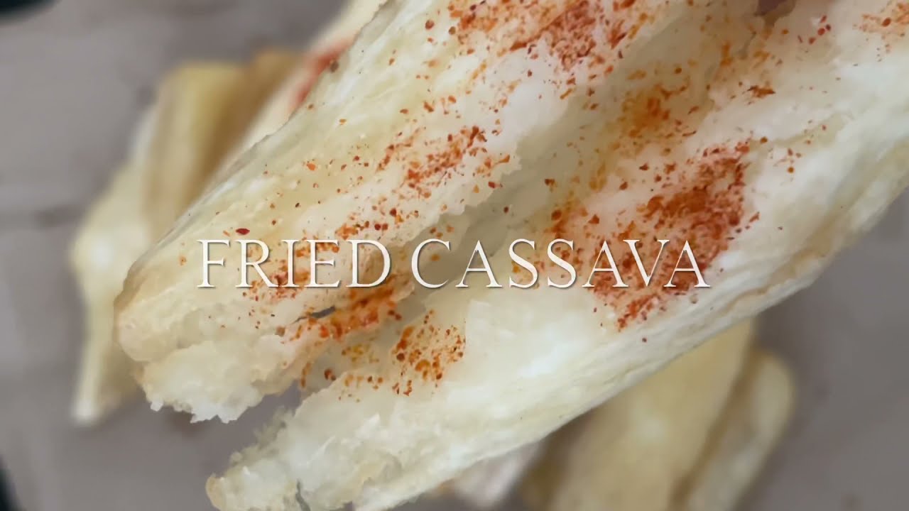 Fried cassava (muhogo wa kukaanga)