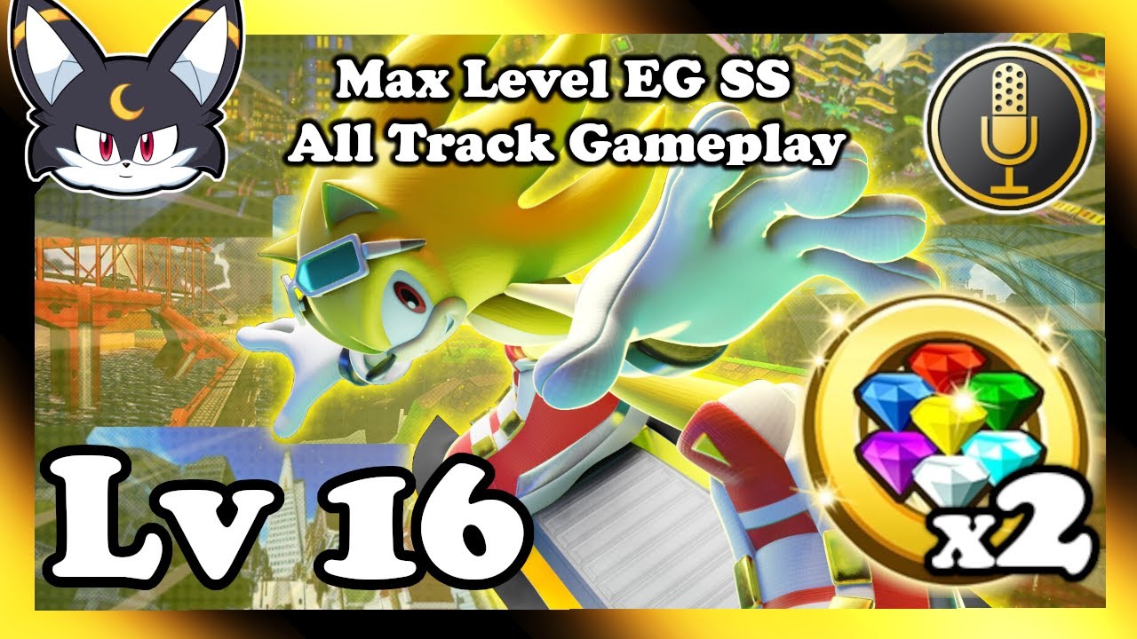 Max Level Super Extreme Gear Sonic 2x Boost All Tracks With Voice