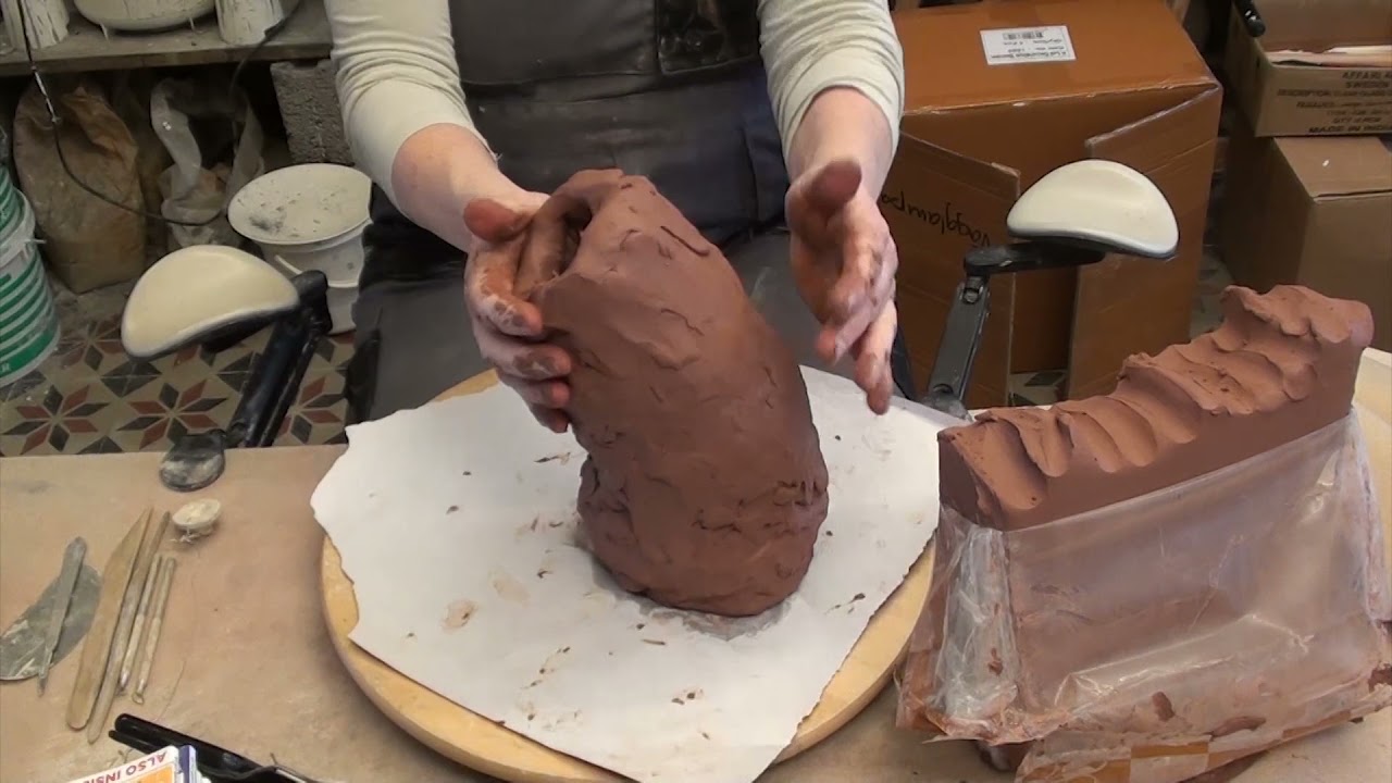 Skulptera i lera / sculpting in clay