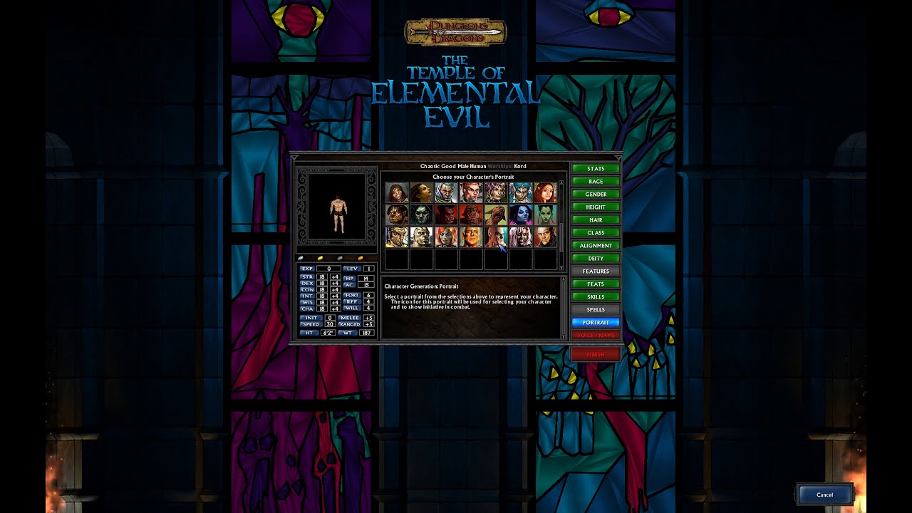 The Temple of Elemental Evil Party Creation Gameplay 1
