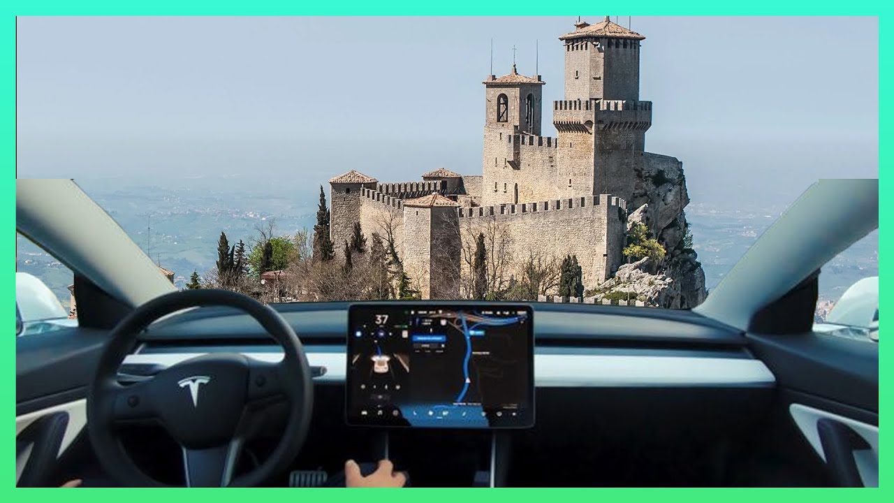 La volan prin San Marino  (Timelapse)