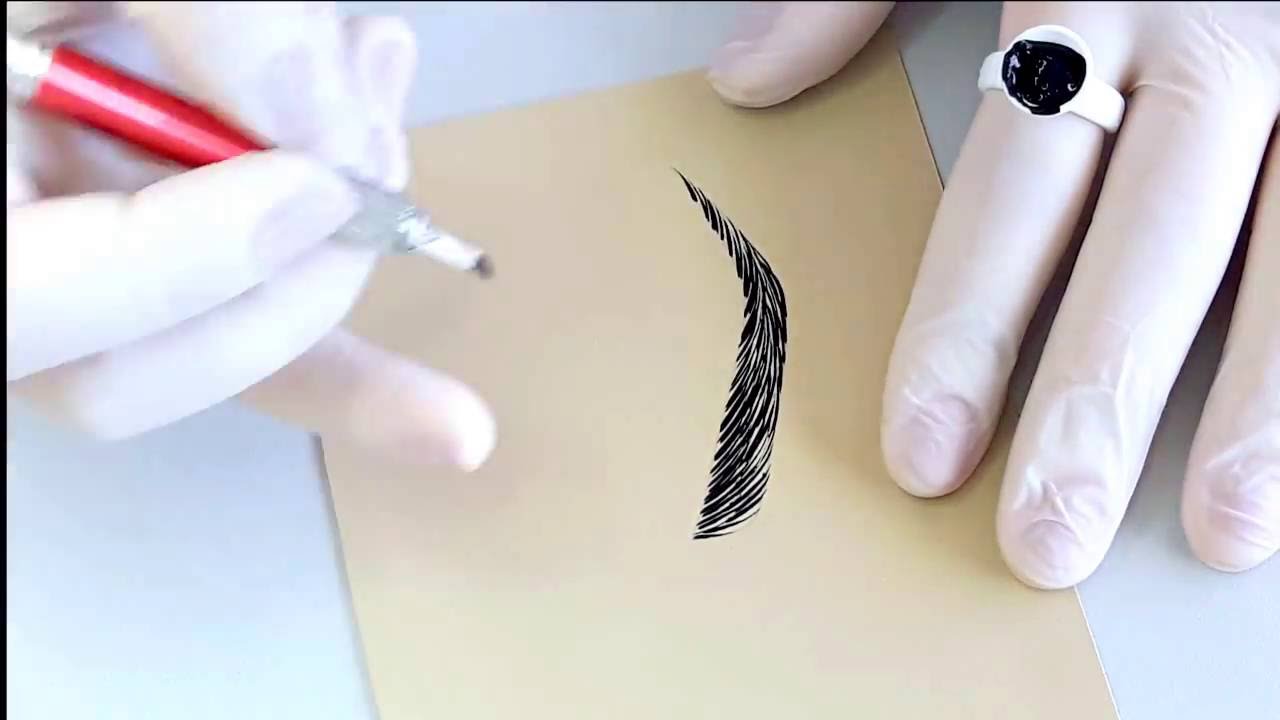 DEMONSTRAÇÃO MICROBLADING-TEBORI Instituto da Sobrancelha