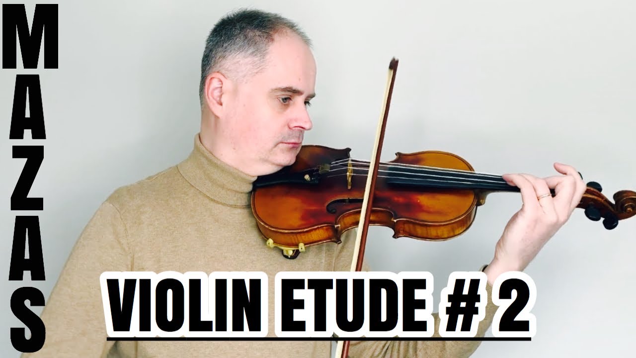 J.F.Mazas Violin Etude no. 2 Etudes Speciales, Op. 36, Book 1 by @Violinexplorer