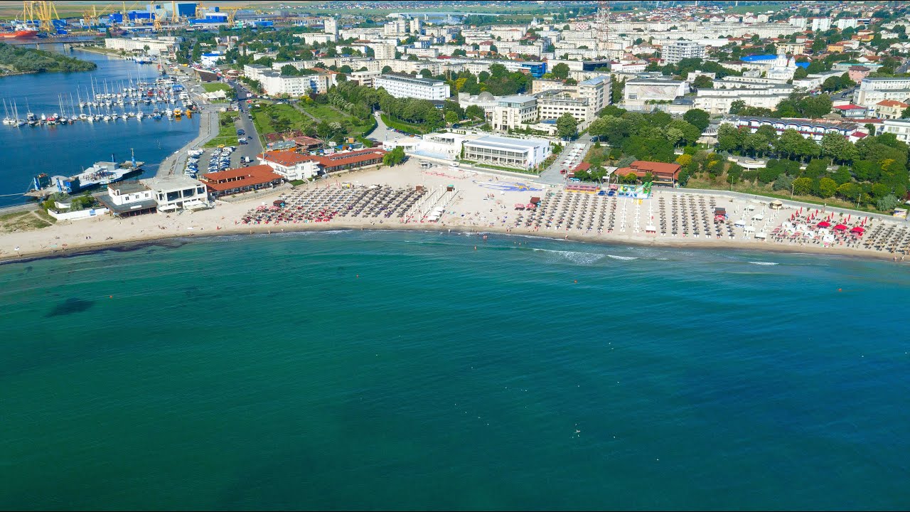 Plaja din Mangalia  Marea Neagră