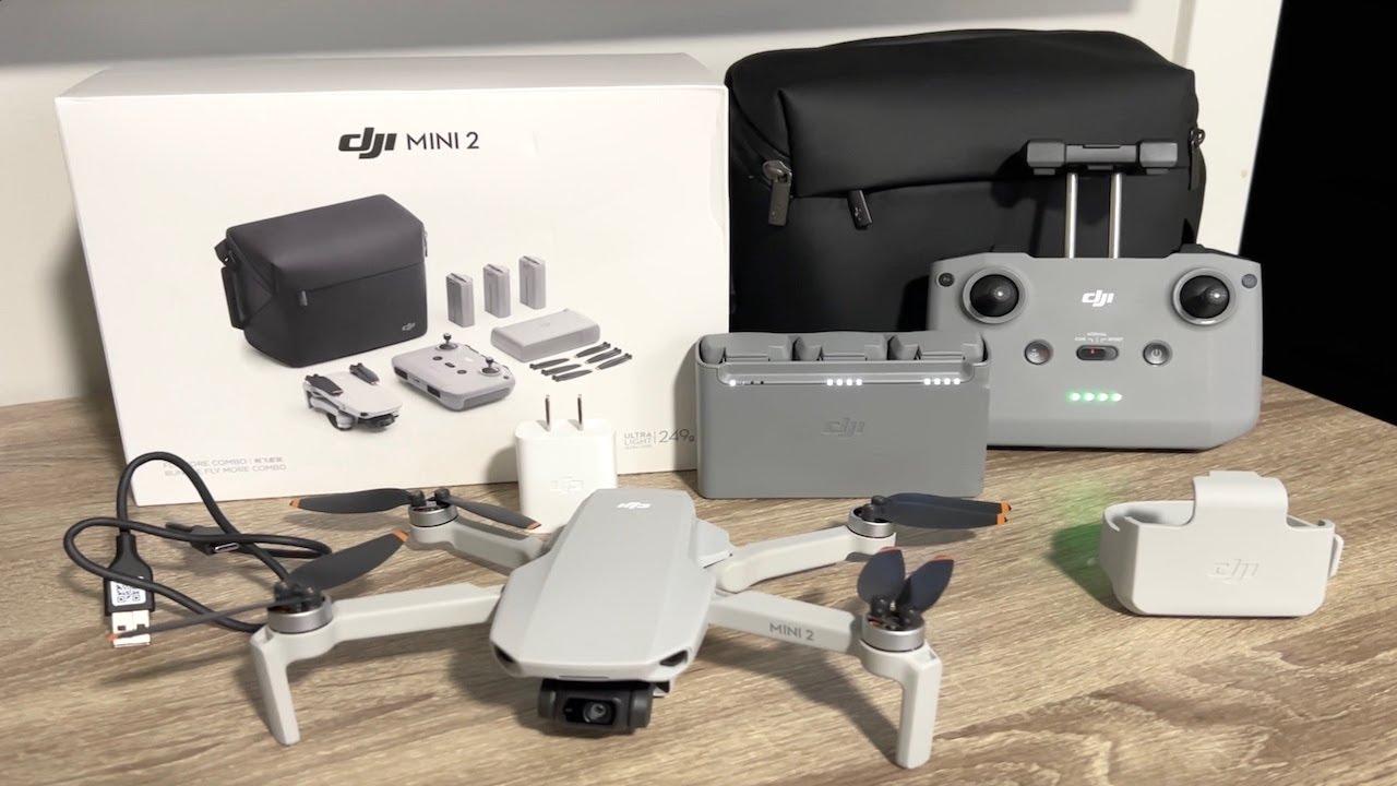 DJI Mavic Mini 2 Fly More Combo Unboxing - 4K Mini Drone!