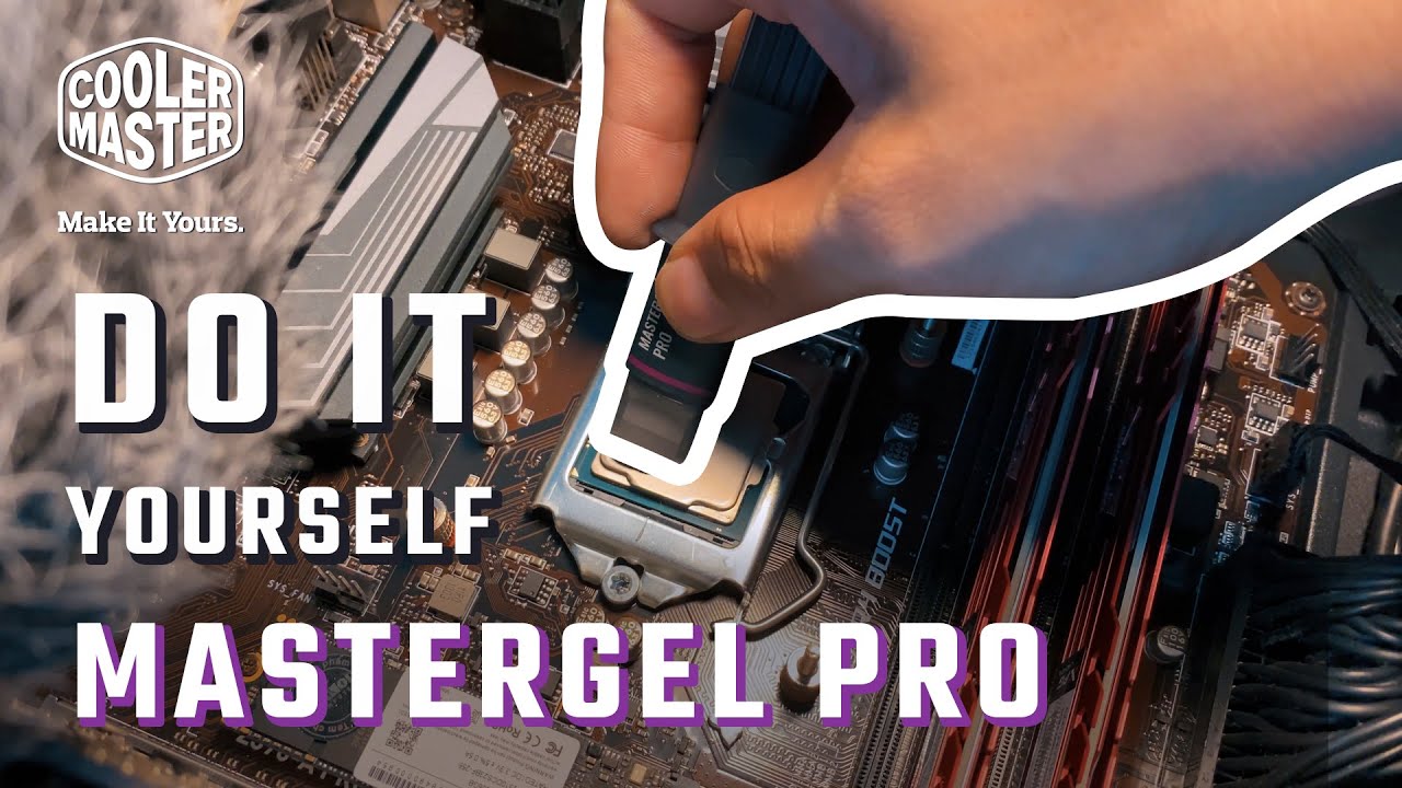 I apply Thermal Paste by Myself | Cooler Master MasterGel Pro? [ASMR] [DIY]