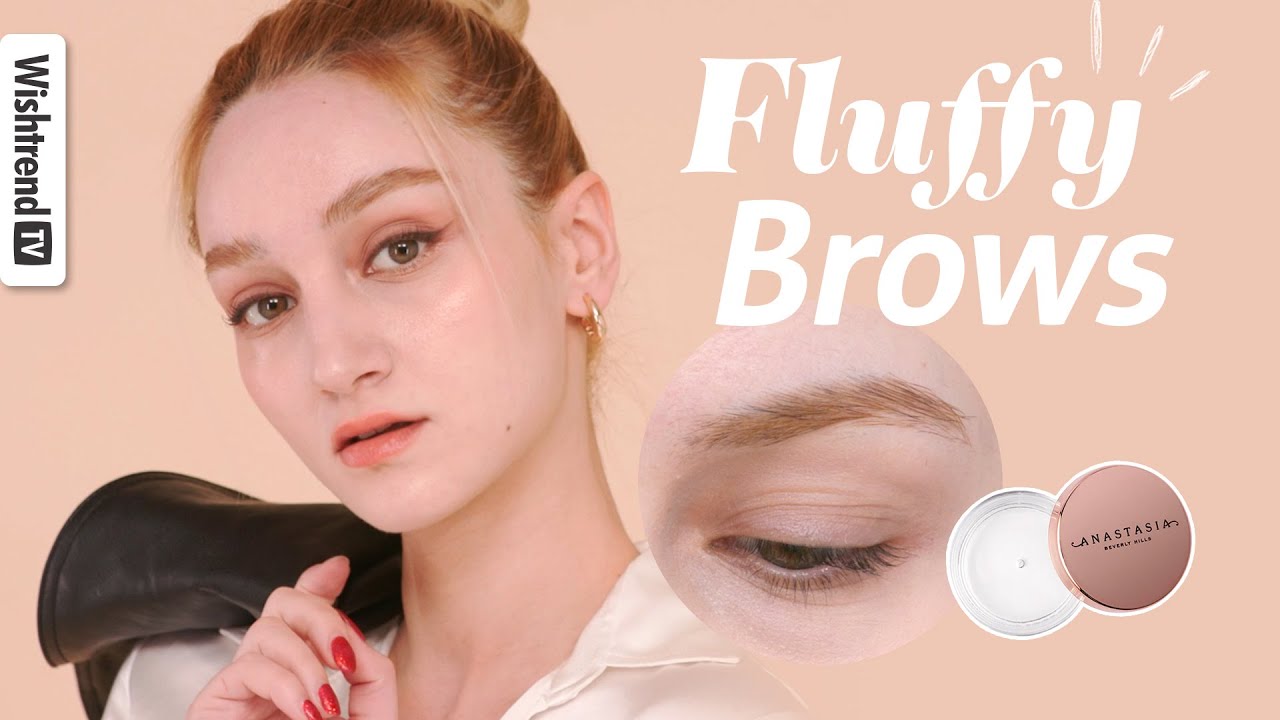 [🕛3MIN] Easy NATURAL & FLUFFY Eyebrow Tutorial for Beginners | Anastasia Brow Wax + Makeup Artist🌼