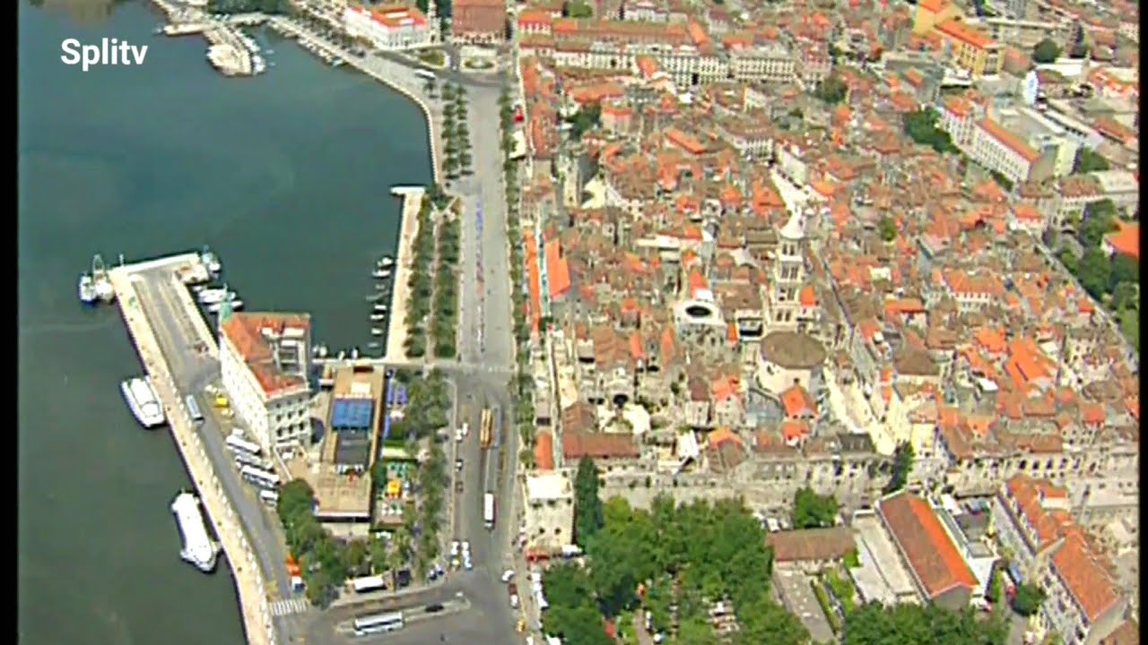 Split sredinom devedesetih - iz zraka, Prokurative, Riva