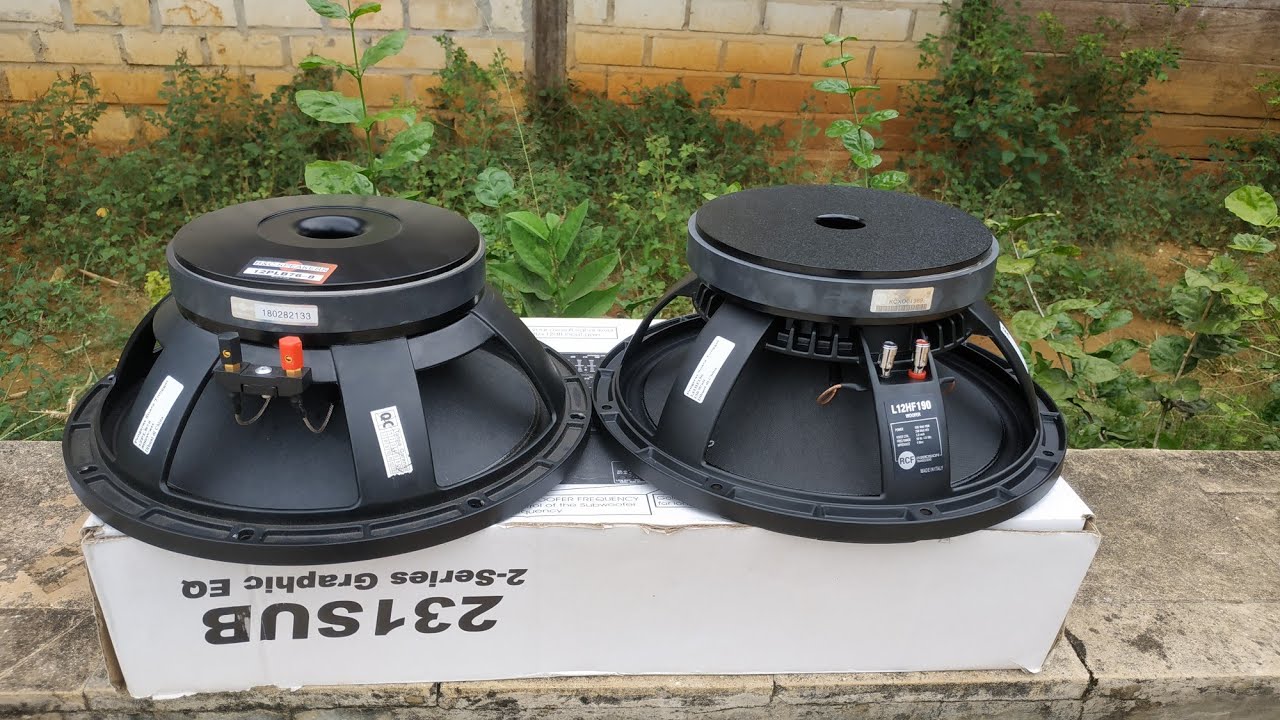revew speaker b&c plb 76 VS rcf L12f190 enak yang mana ya???