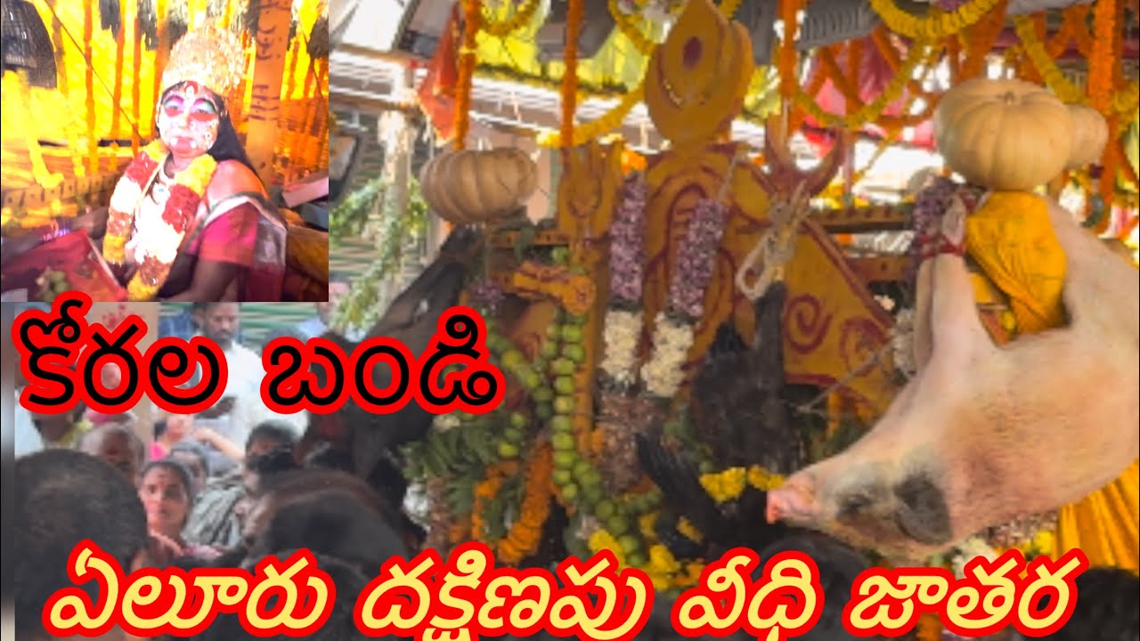 ఏలూరు దక్షిణపు వీధి జాతర కొరల బండి ఊరేగింపు 🔥#eluru #jathara #jatharalive #elurulive 