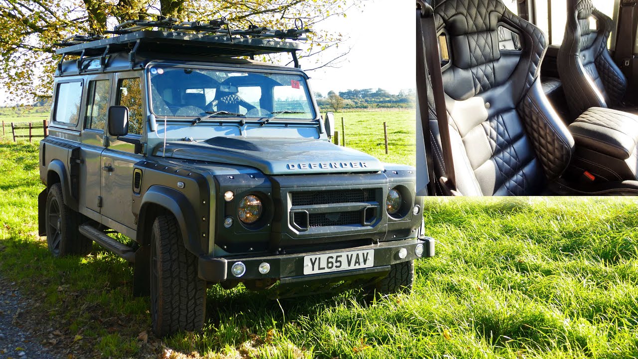 KAHN Defender 110 with Bucket Seats! Chelsea Truck Company