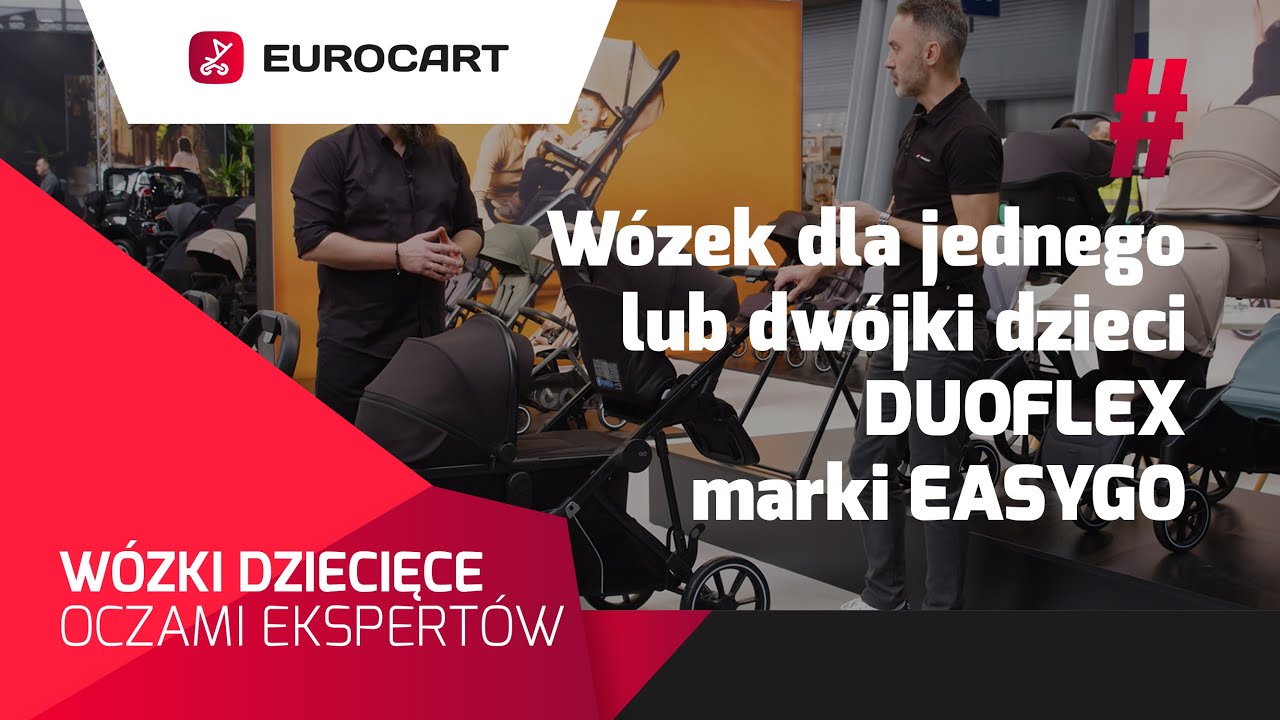 Wózek dla jednego lub dwójki dzieci DUOFLEX marki EASYGO