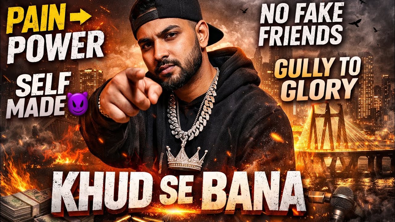 KHUD SE BANA 🔥 | Hustle Anthem 2026 | Street Rap Hindi || Motivational song | Marathi rap song 2026