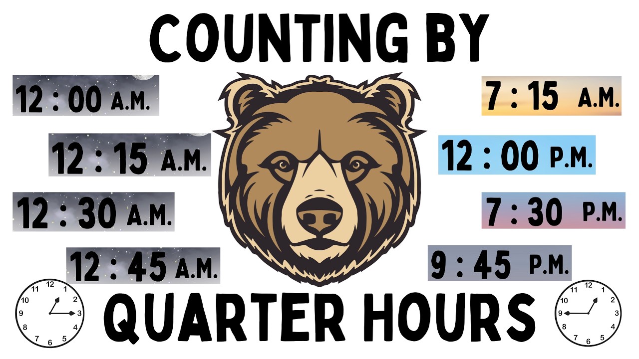 Counting by Quarter Hours