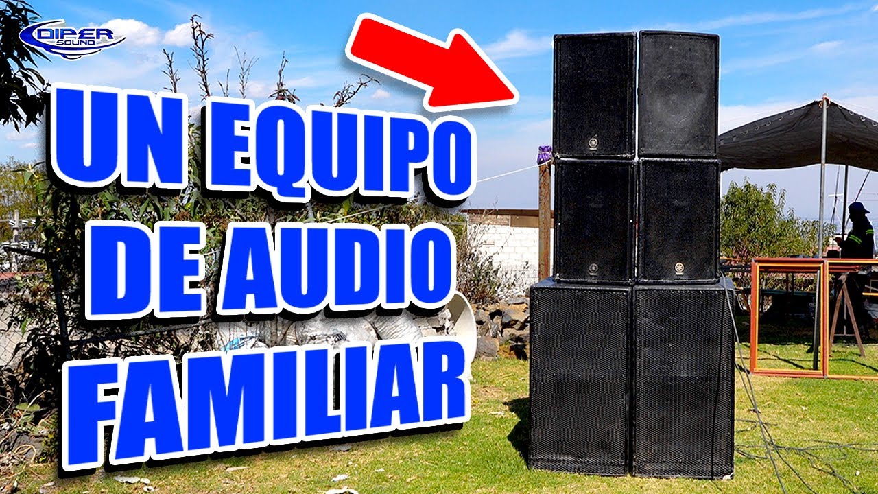 UN PEQUEÑO PERO BONITO EQUIPO DE AUDIO PARA SONORIZAR SU GRUPO! TROPICALISIMO JR