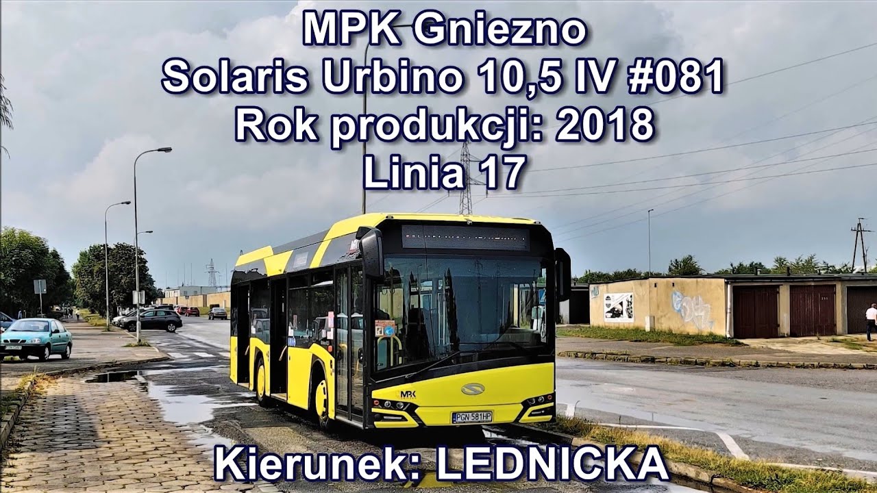 MPK Gniezno - Linia 17, Solaris Urbino 10,5 IV #081