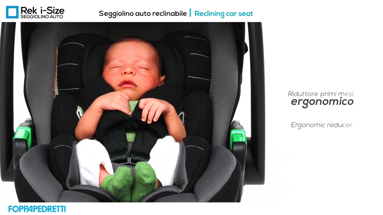 Foppapedretti: seggiolino auto reclinabile Rek i-Size | Reclining car seat Rek i-Size
