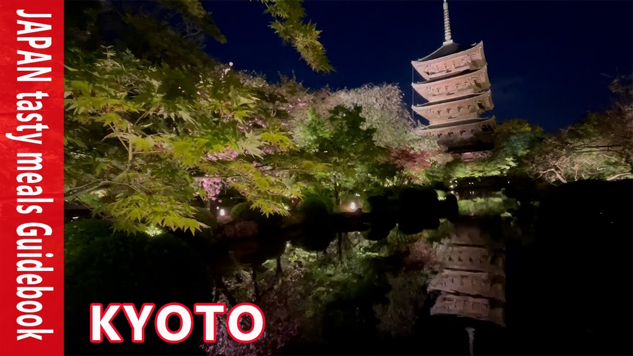 That excitement that starts again this year. Illumination of Toji Temple. [KYOTO]