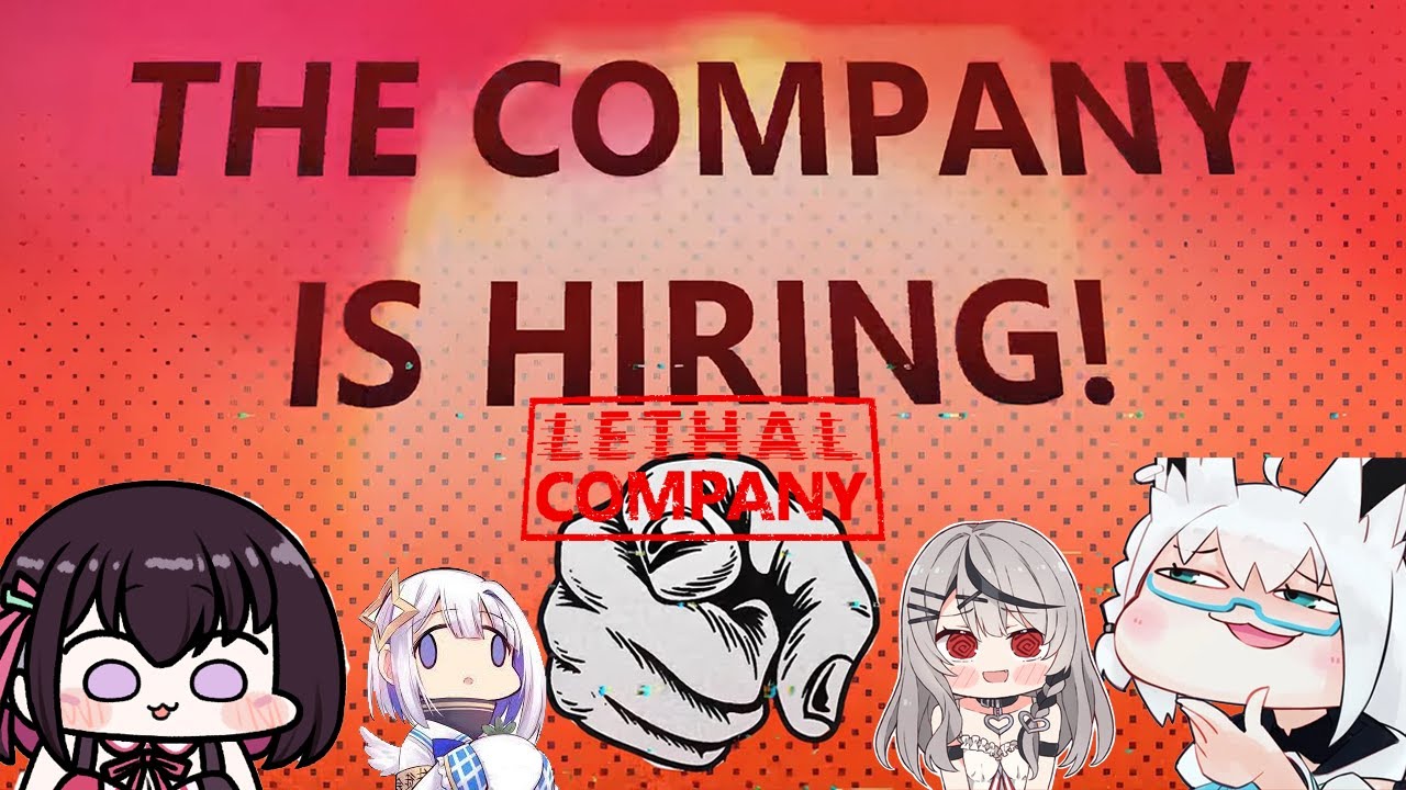 Lethal Company Collab Compilation Azki, Sakamata, Kanata, Fubuki