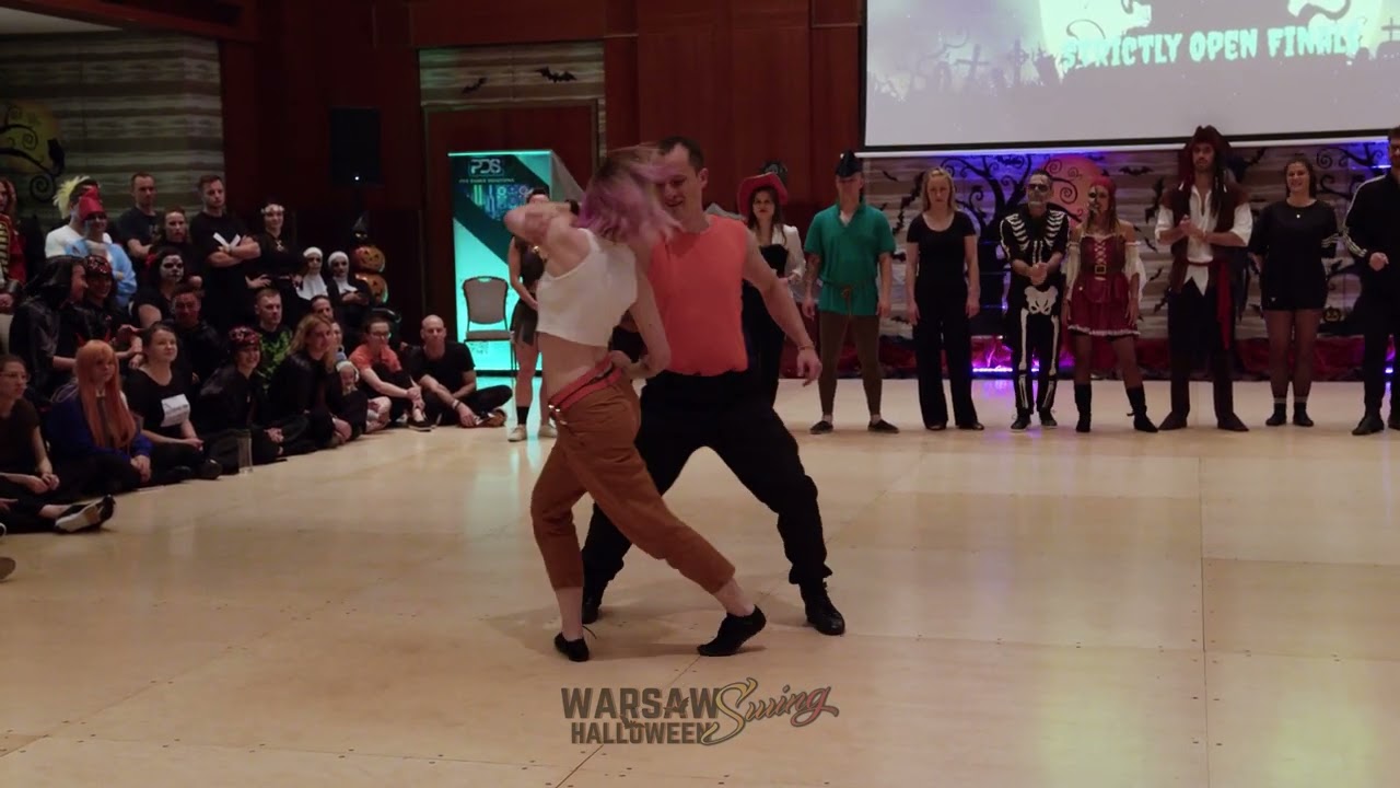 Joshua Schubert & Vanessa Bachmann - 2nd place Strictly Open Finals - Warsaw Halloween Swing 2024