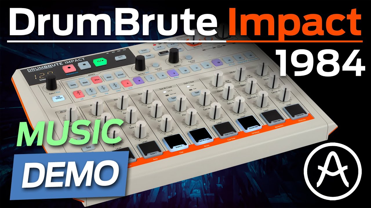 Arturia DrumBrute Impact 1984 - TR-909 tones!!