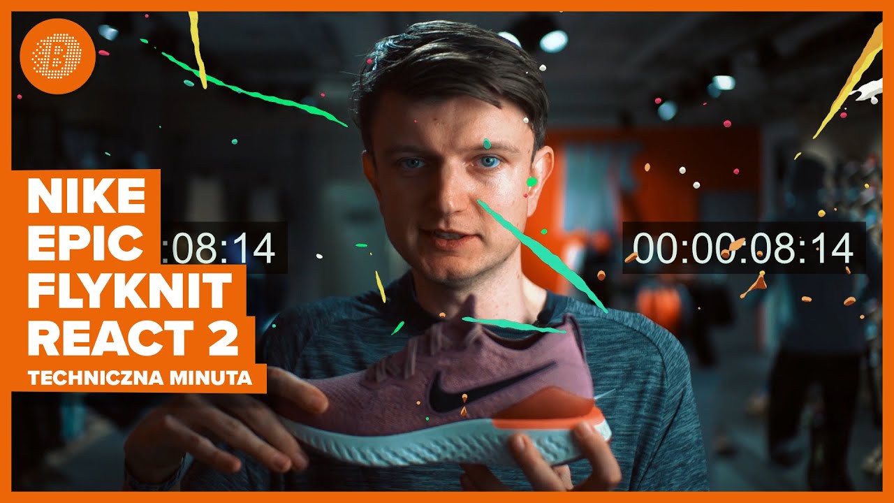 Nike Epic React Flyknit 2 | Techniczna minuta #1 | Sklep Biegacza